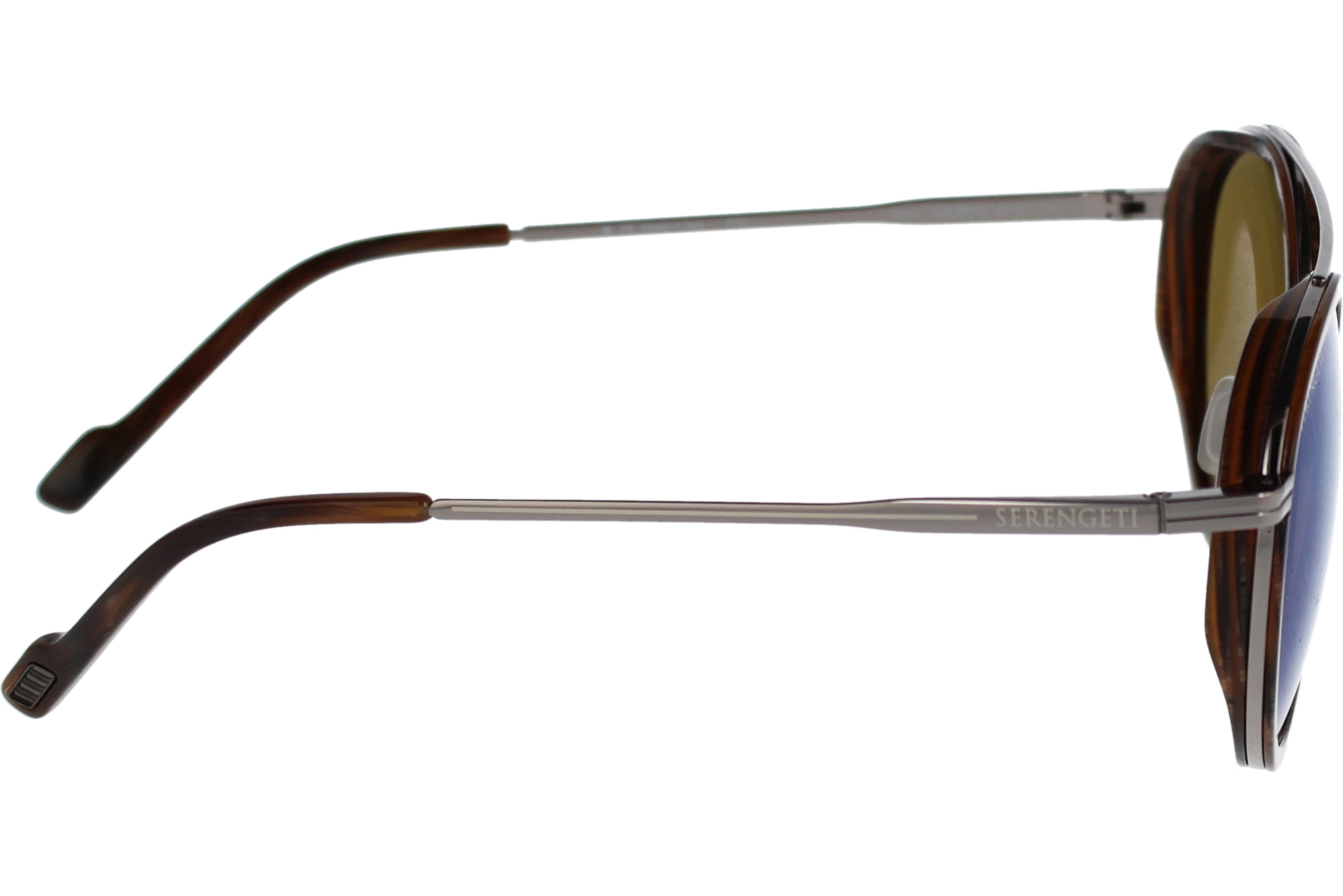 Gafas de Sol Serengeti Geary 526002 Shiny Gunmetal Brown 52 21