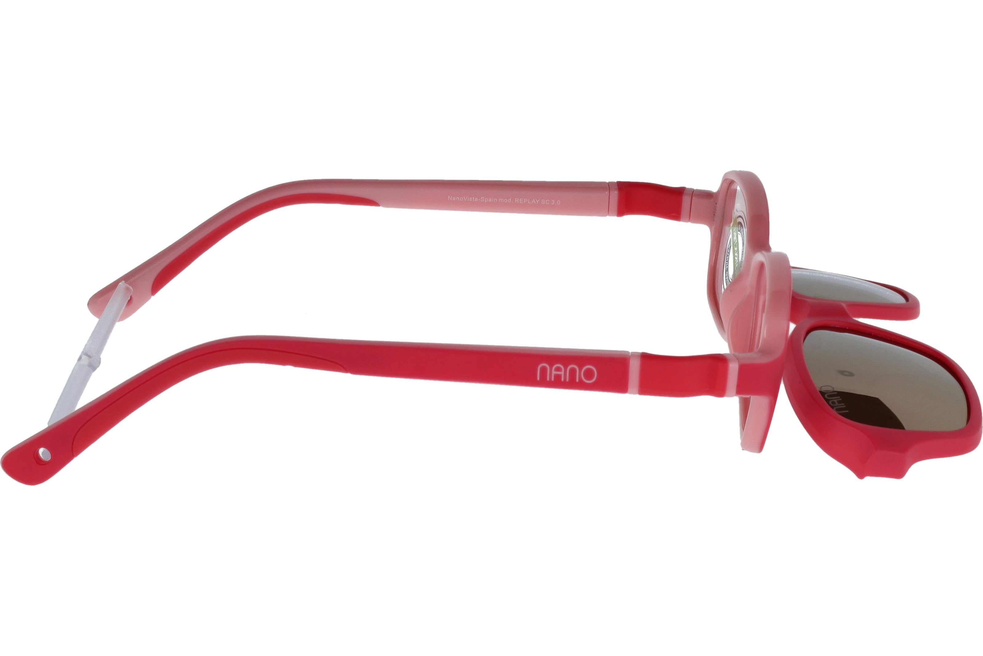 Gafas Graduadas Nanovista Replay Clip 3.0 NAO3001546SC Bicolor Rosa Mate Rosa 46 14