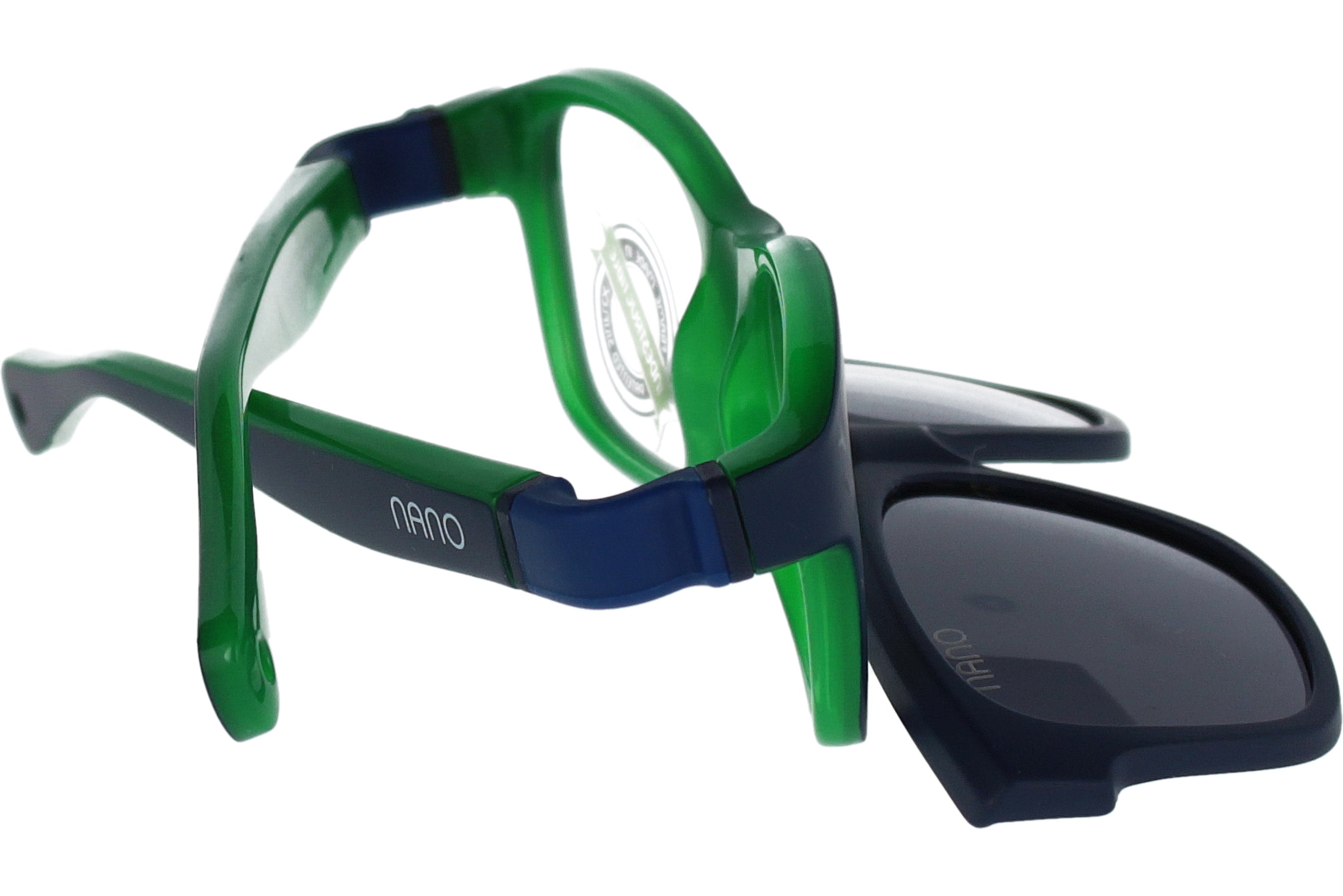 Gafas Graduadas Nanovista Gaikai Clic 3.0 NAO3050545SC Bicolor Azul Mate Verde 45 13