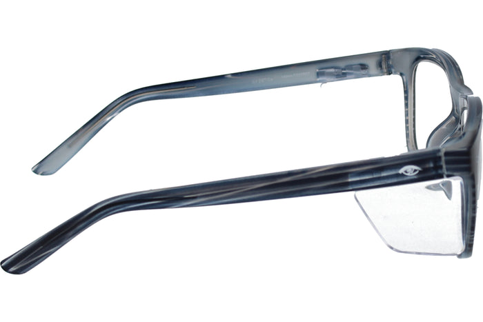 Gafas Graduadas Hoya Foxtrot Grey Black 56 20 — vista 3