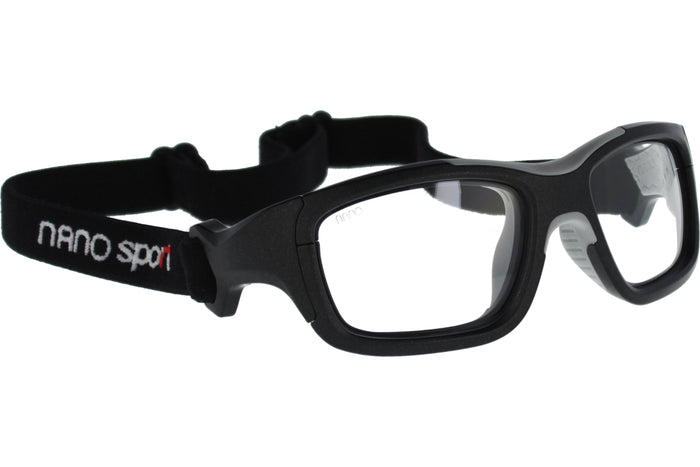 Prescription Glasses Nanosport NS27 Negro Mate Gris 53 15 — vista 2