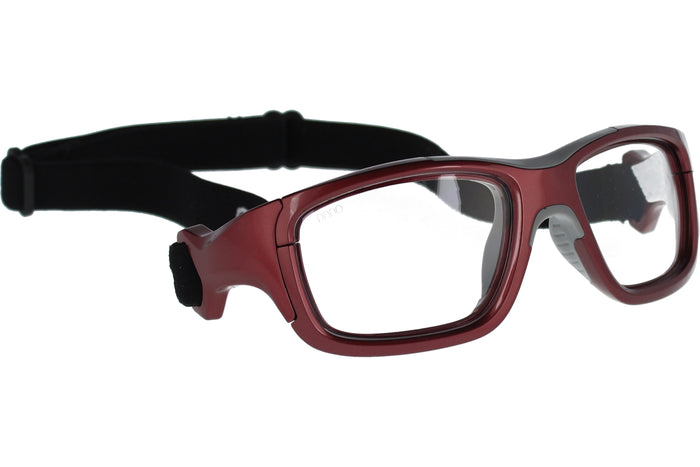Prescription Glasses Nanosport NS27 Granate Perlado-Gris 55 15 — vista 2