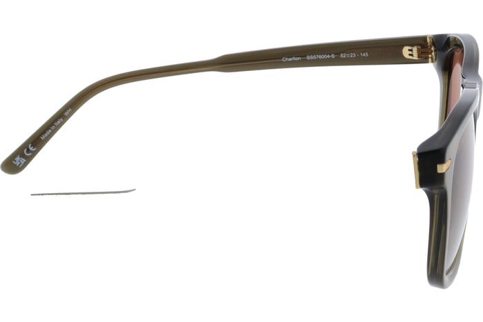 Sunglasses Serengeti Charlton 576004 Shiny Crystal Dark Green 52 23 — vista 3