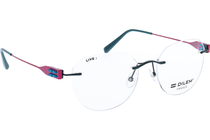 Gafas Graduadas Dilem 3FLV 01A 53 17 — vista 2