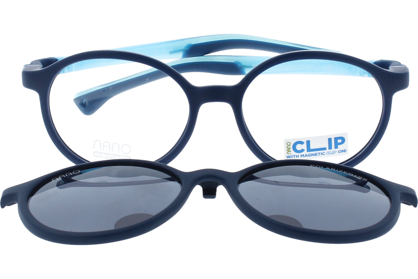 Gafas Graduadas Nanovista Flicker Clic 3.0 Marino Mate-Azul 46 14