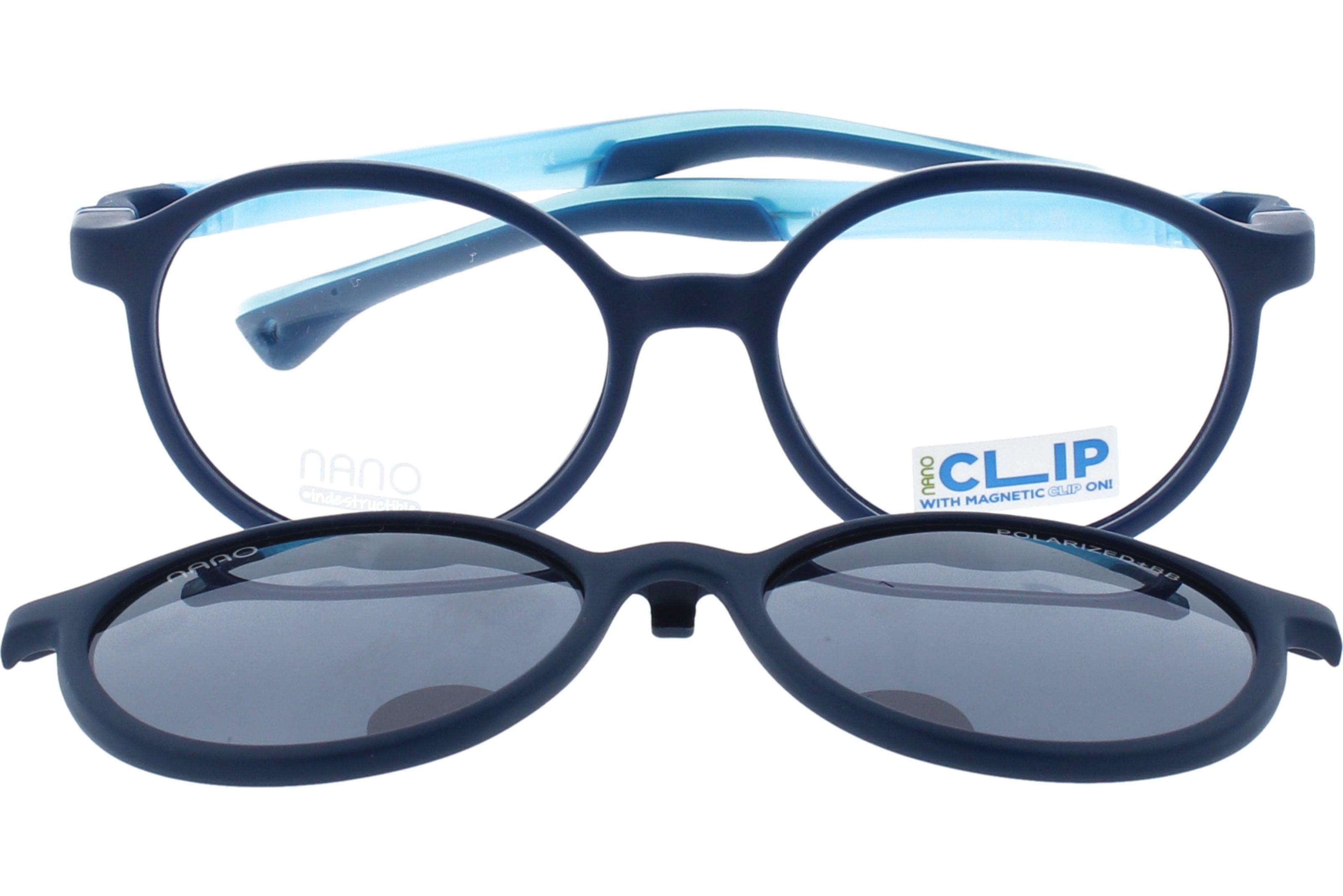Gafas Graduadas Nanovista Flicker Clic 3.0 Marino Mate-Azul 46 14