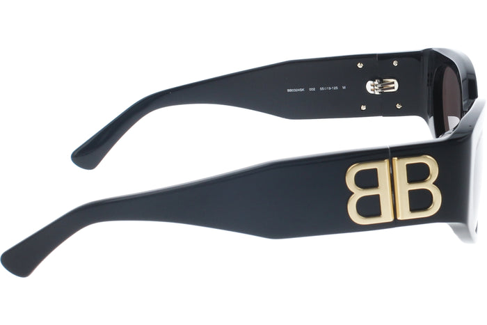 Sunglasses Balenciaga BB0324K 002 55 19 — vista 3
