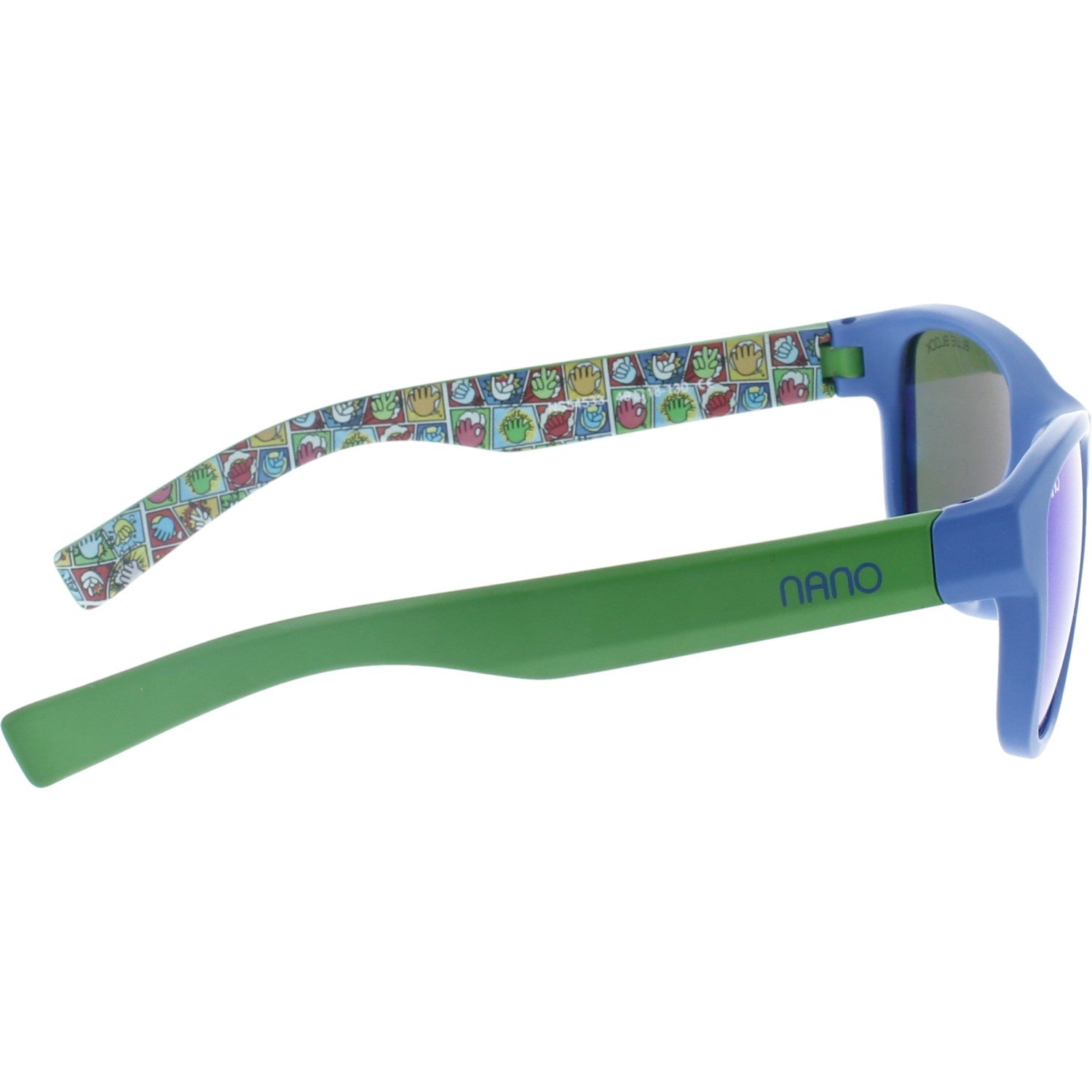 Gafas de Sol Nanovista NS Clik Azul-Verde-Rvo Green 48 20