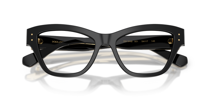 Gafas Graduadas Dolce Gabbana DG3448 501 52 / 54 17 — Imagen 5