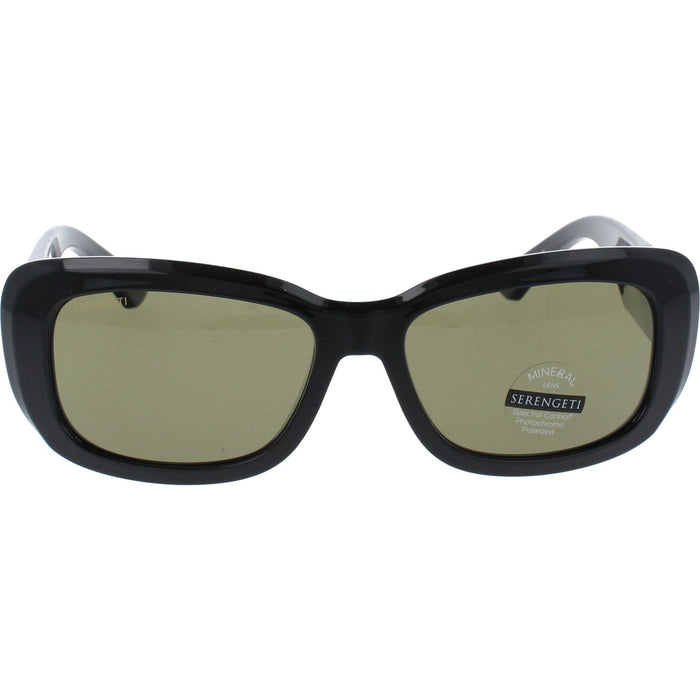 Sunglasses Serengeti Bianca 749001 Nova Shiny Black 56 17 — vista 2