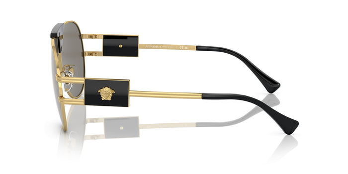 Versace VE2252 10026G 63 12 太阳镜 金色 镜面 — vista 4