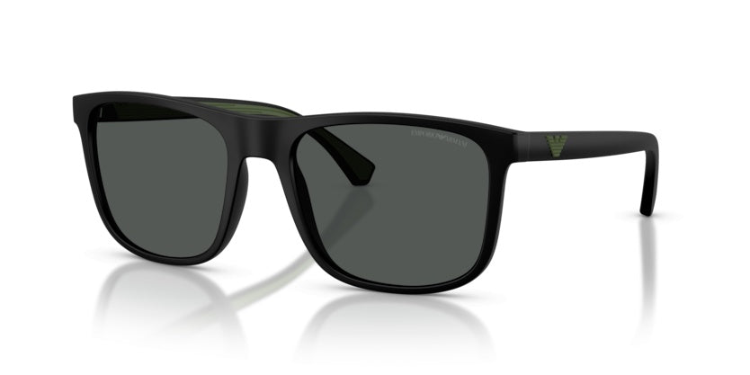 armani goggles Emporio Armani EA4129 - 504287 Matte Black/Grey