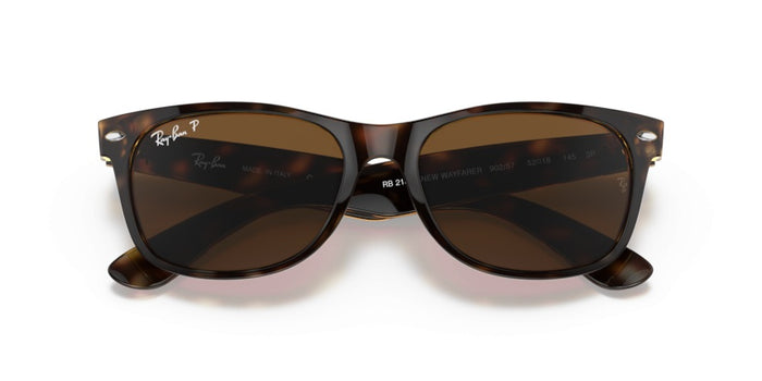 Sunglasses Ray-Ban New Wayfarer RB2132 902/57 55 18 — vista 4