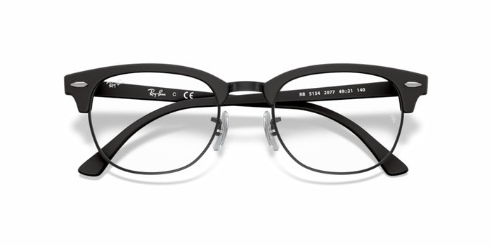 Prescription Glasses Ray-Ban Clubmaster RX5154 2077 51 21 — vista 4
