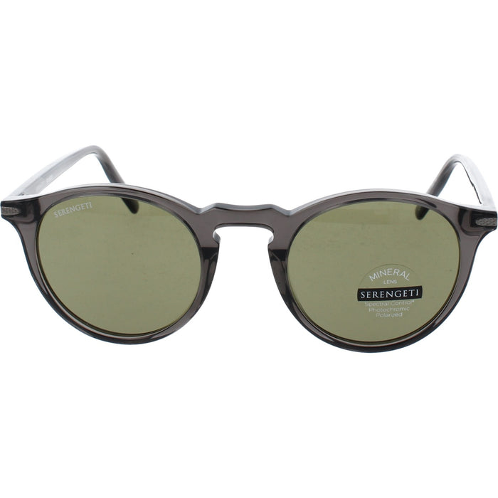 Sunglasses Serengeti SG 041007 Raffaele Shiny Trans Dark Grey 48 23 — vista 2