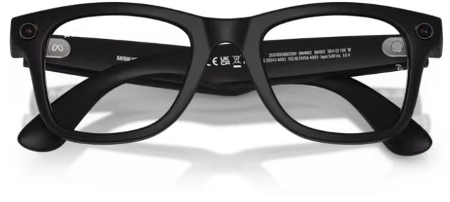 Sunglasses Ray-Ban Meta Wayfarer RB4012 601/S1Z 53 22 — vista 9