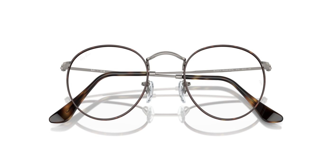 Gafas Graduadas Ray-Ban Round Metal RX3447V 3174 53 21