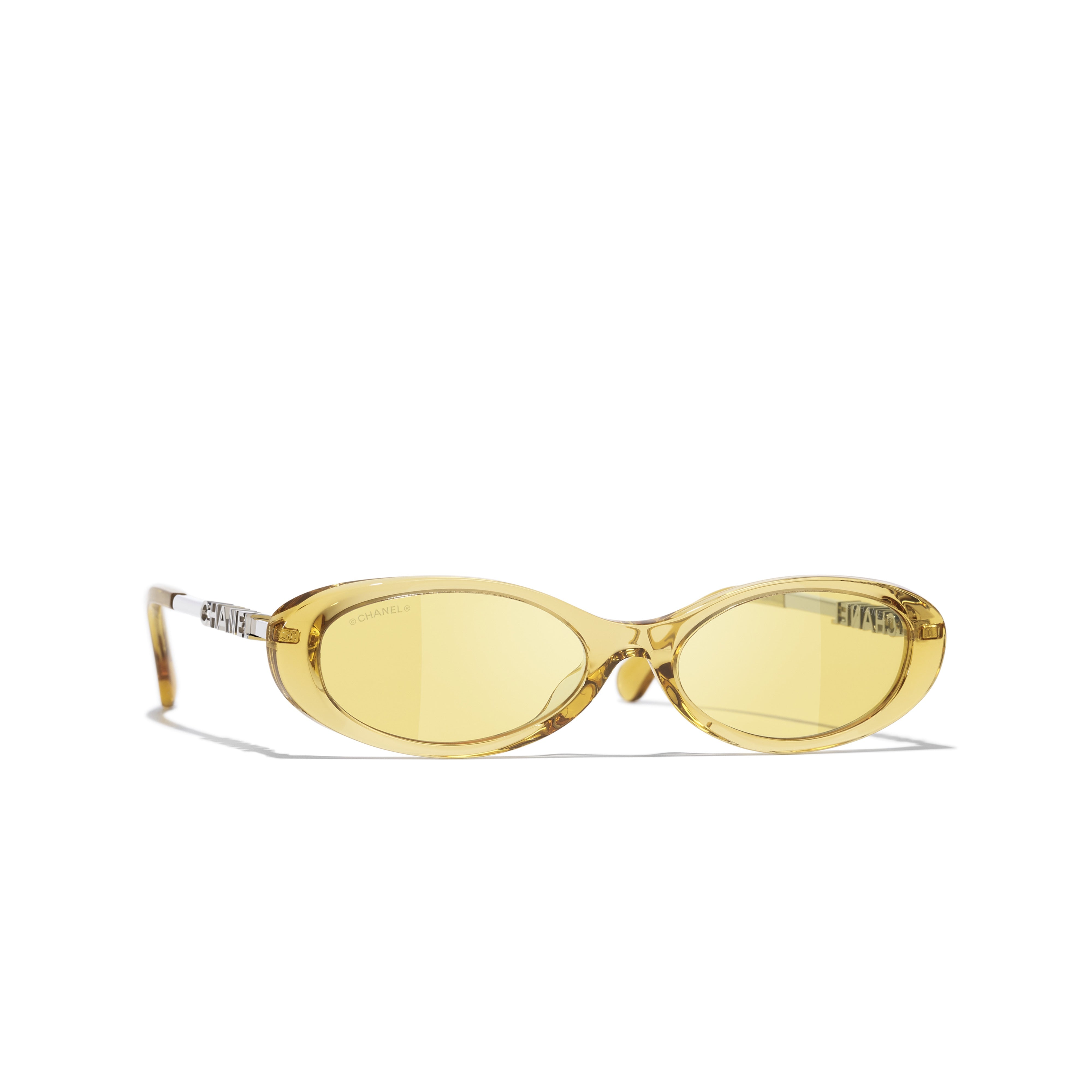 Chanelシャネル　希少イエローオーバーサイズサングラス　極美品 Sunglasses CHANEL 5565 1708/85 54 17 140 - OpticalH