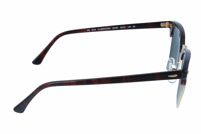 Lunettes de Soleil Ray-Ban Clubmaster RB3016 W0366 49 21 — vista 3