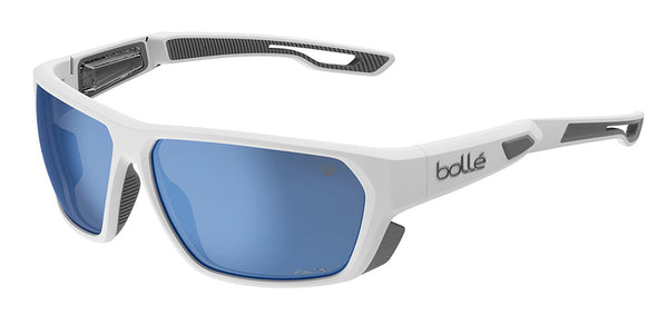 Sunglasses Bolle Airfin BS034002 White Matte Grey 63 13