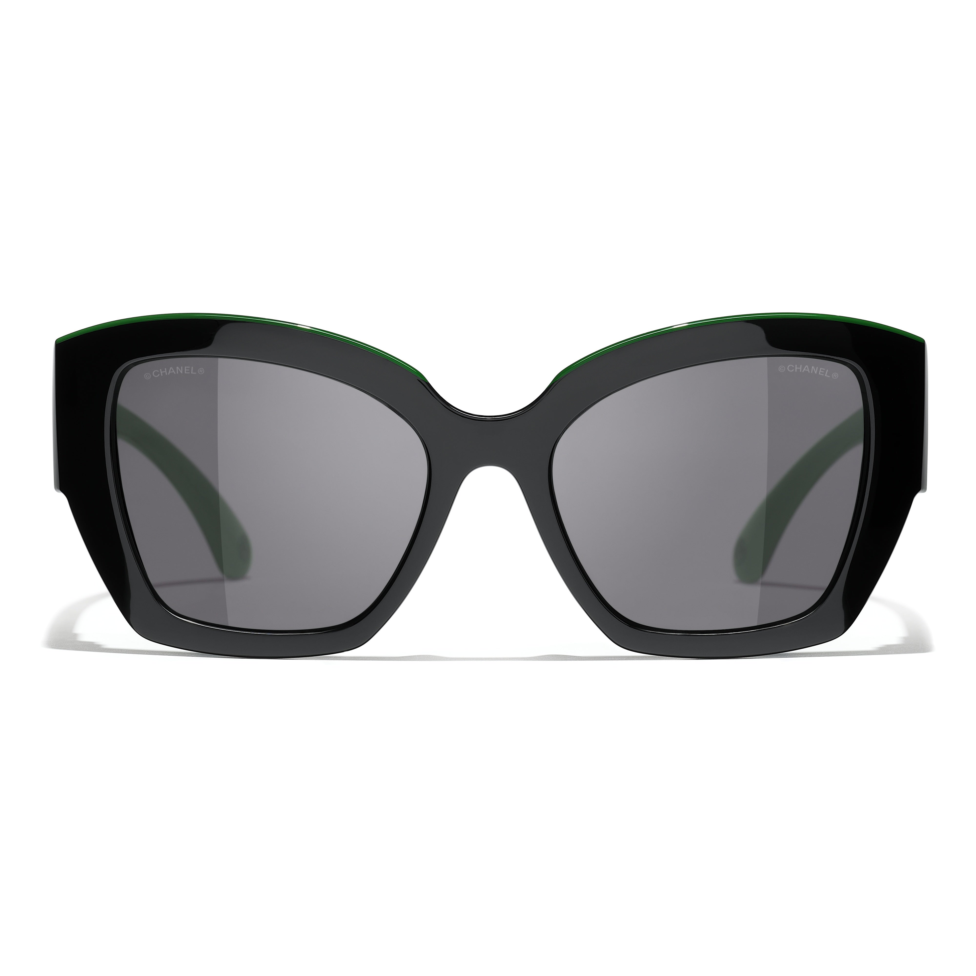 Gafas de Sol CHANEL 6058 Negro y verde 53 19 140 - Vista 2