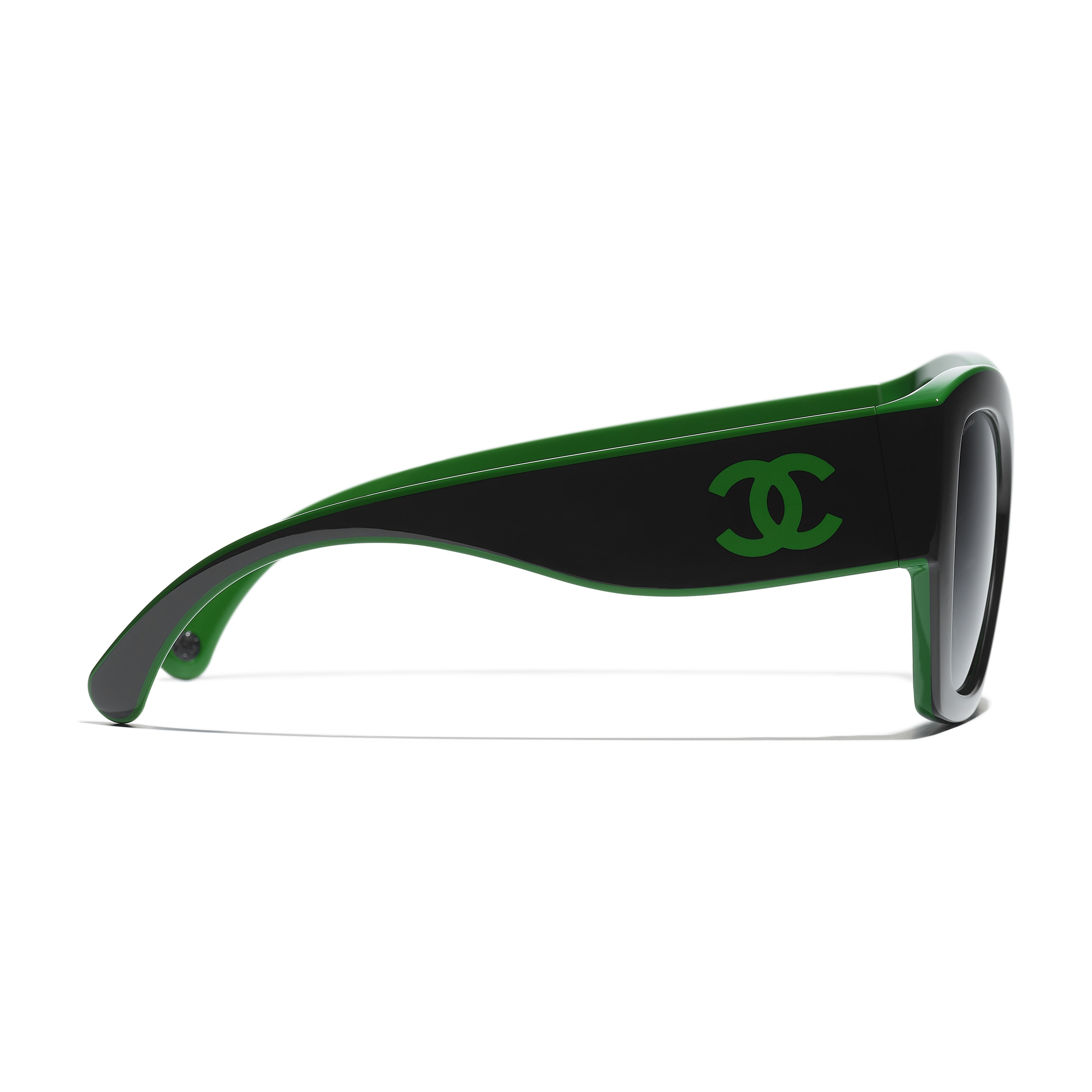 Gafas de Sol CHANEL 6058 Negro y verde 53 19 140 - Vista 3