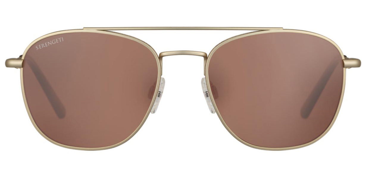 Sonnenbrillen Serengeti Carroll 542004 Matte Light Gold 53 18