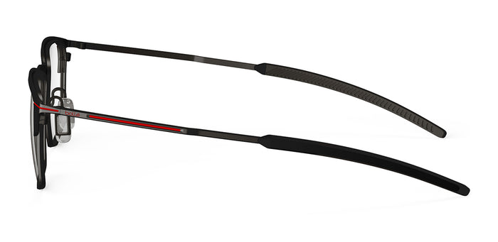 Optical Frames Bolle Covel 01 BV006103 Black Red Matte B 55 17 — vista 2