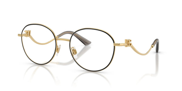 Dolce & Gabbana DG1365 1334 53 18 光学镜架 金属圆框 黑色