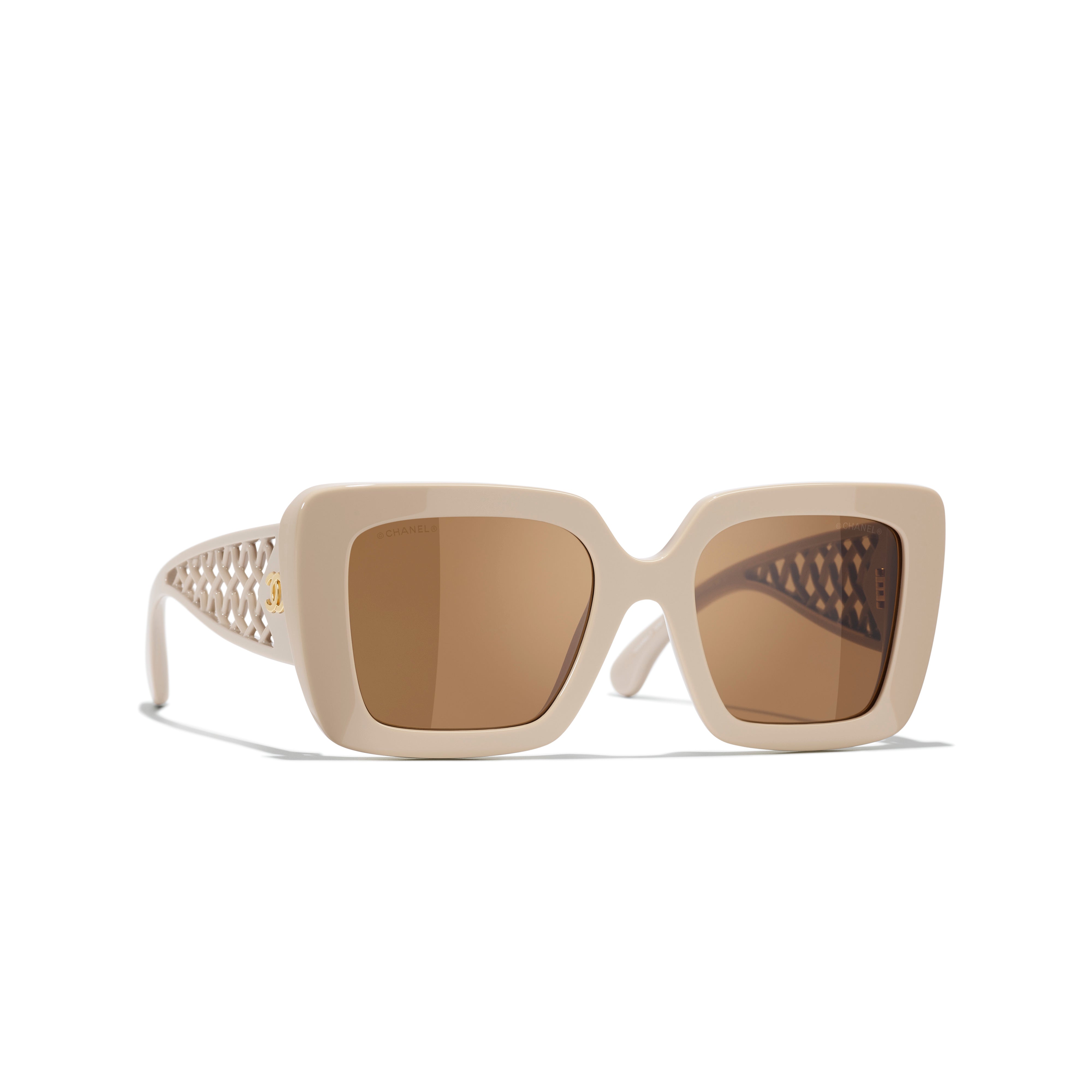 CHANEL サングラス ベージュ （レンズ度入り） Sunglasses CHANEL 5567 1520/63 52 20 | OpticalH