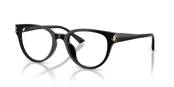 Jimmy Choo JC3051D 5000 太阳镜 黑色方形醋酸纤维镜框 UV400防护