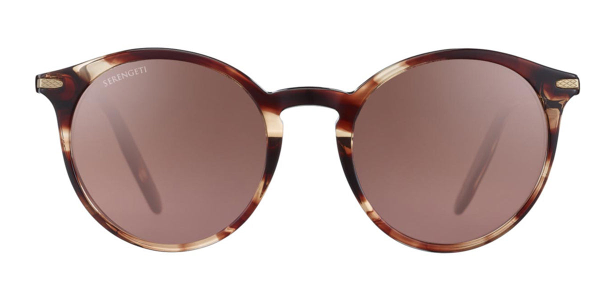 Sonnenbrillen Serengeti Leonora 8841 Striped Brown Shiny 51 21