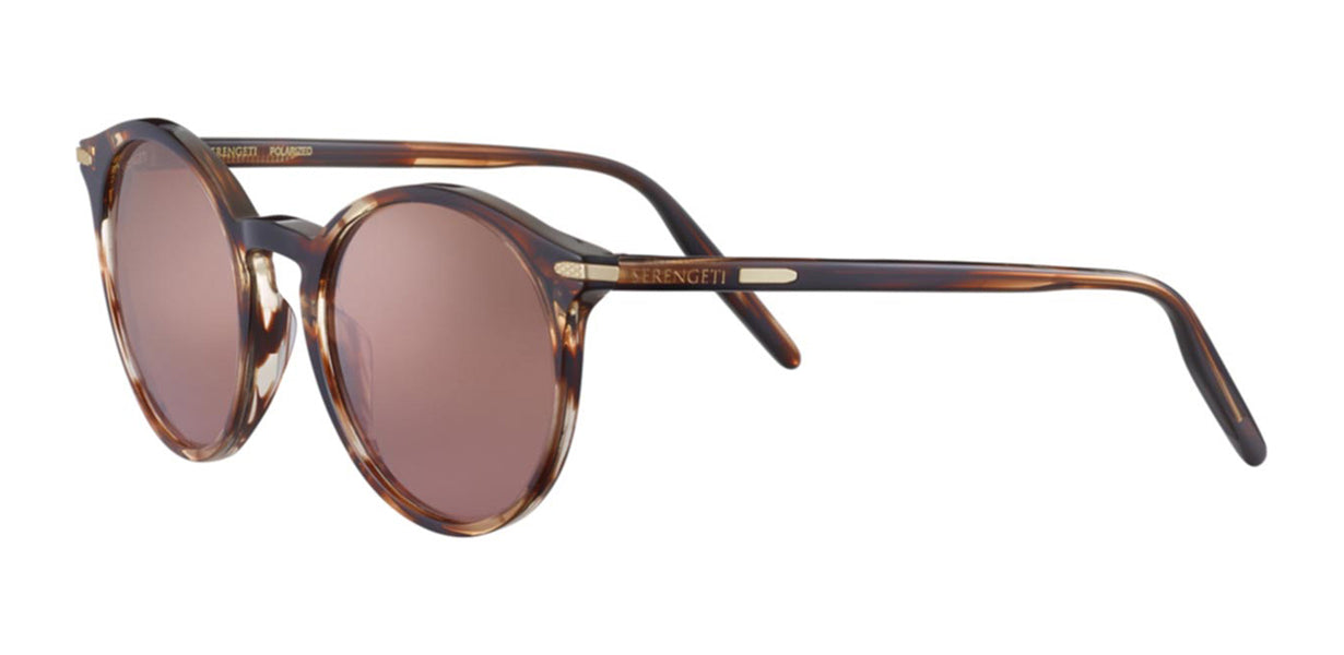 Sonnenbrillen Serengeti Leonora 8841 Striped Brown Shiny 51 21