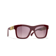 CHANEL 5533 Sunglasses Red Brown 54 18 140