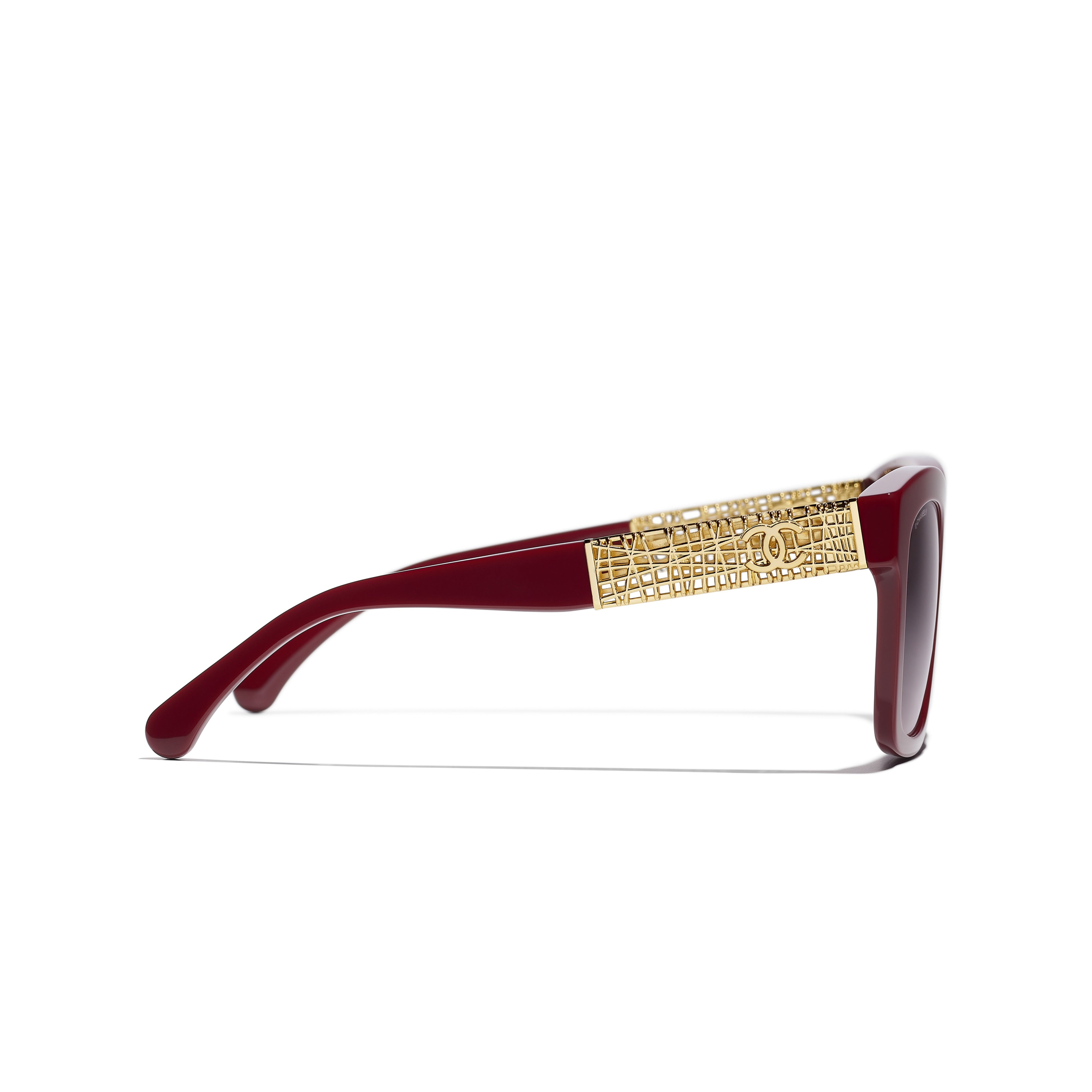 Gafas de Sol CHANEL 5533 Rojo pardo 54 18 140 - Vista 3