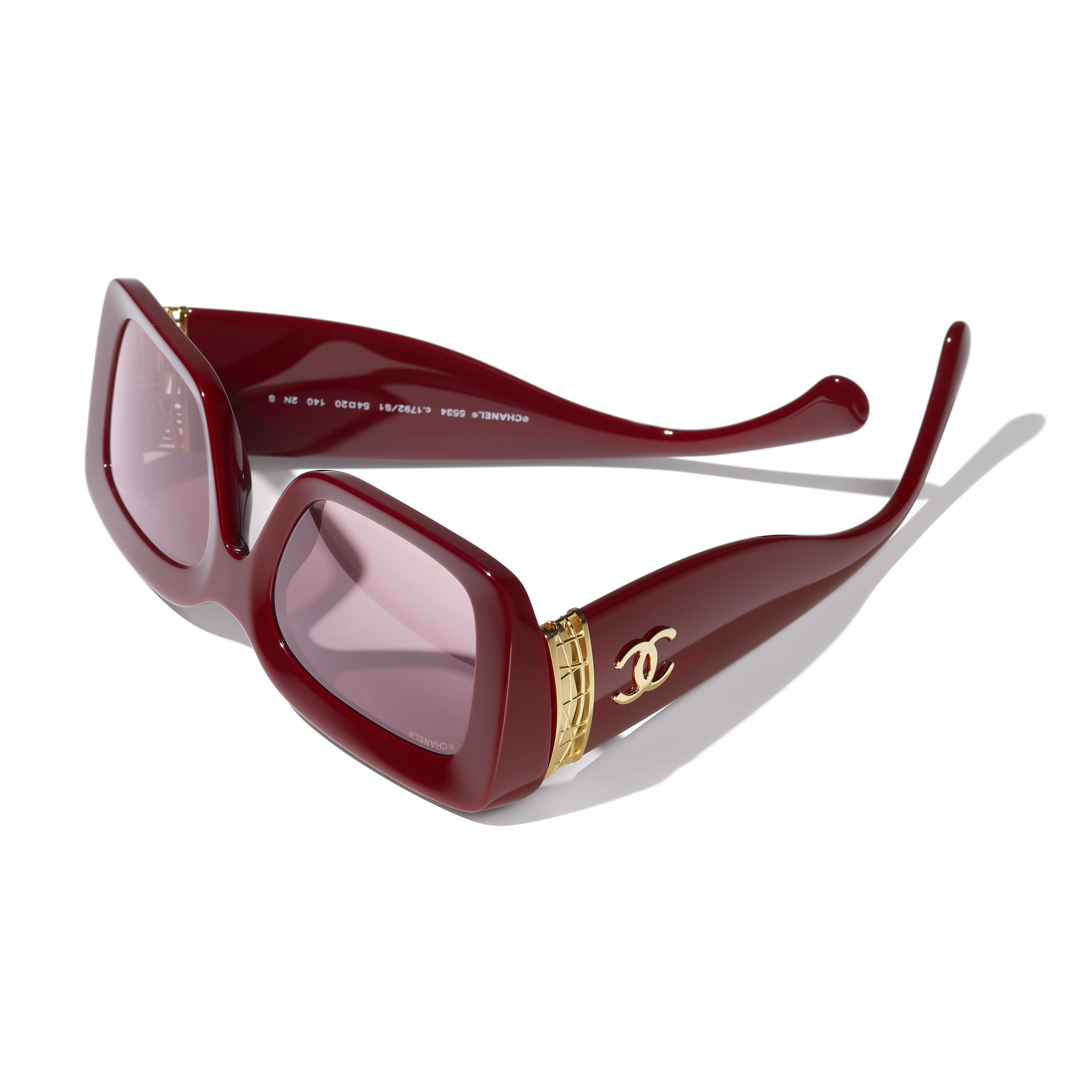Gafas de Sol CHANEL 5534 Rojo pardo 54 20 140 - Vista 4