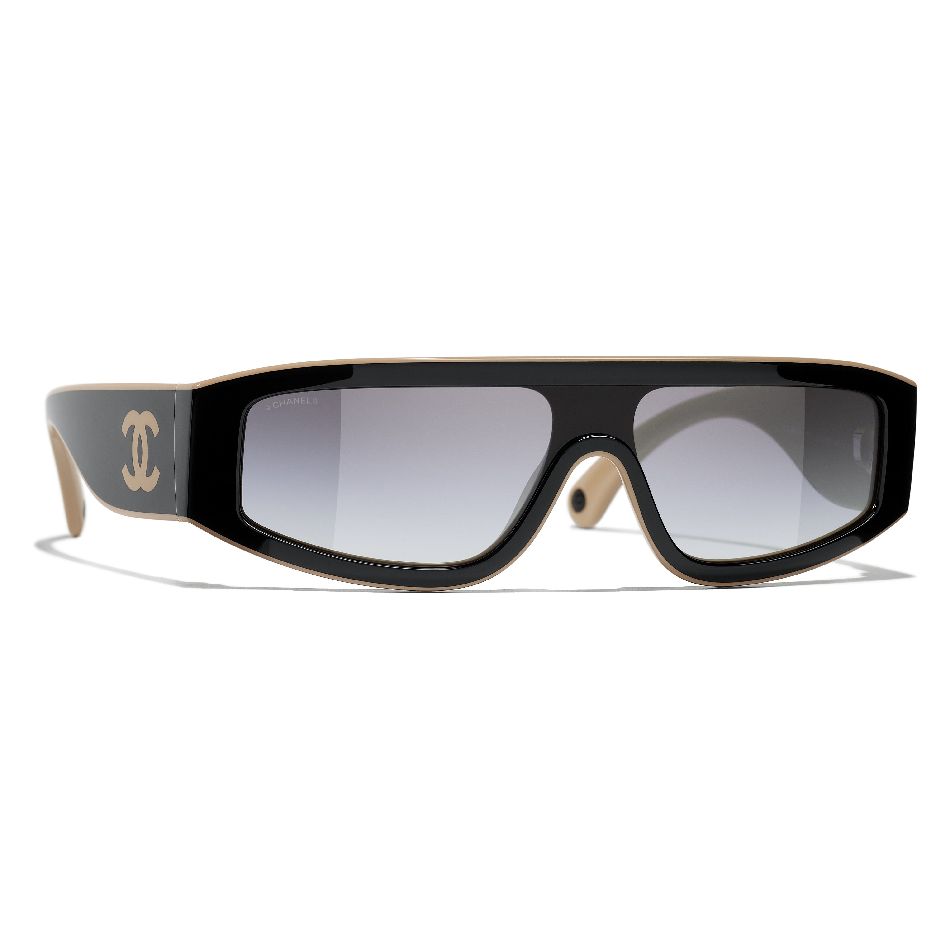 Gafas de Sol CHANEL 6057 Negro y Beige 62 140 - Vista 2