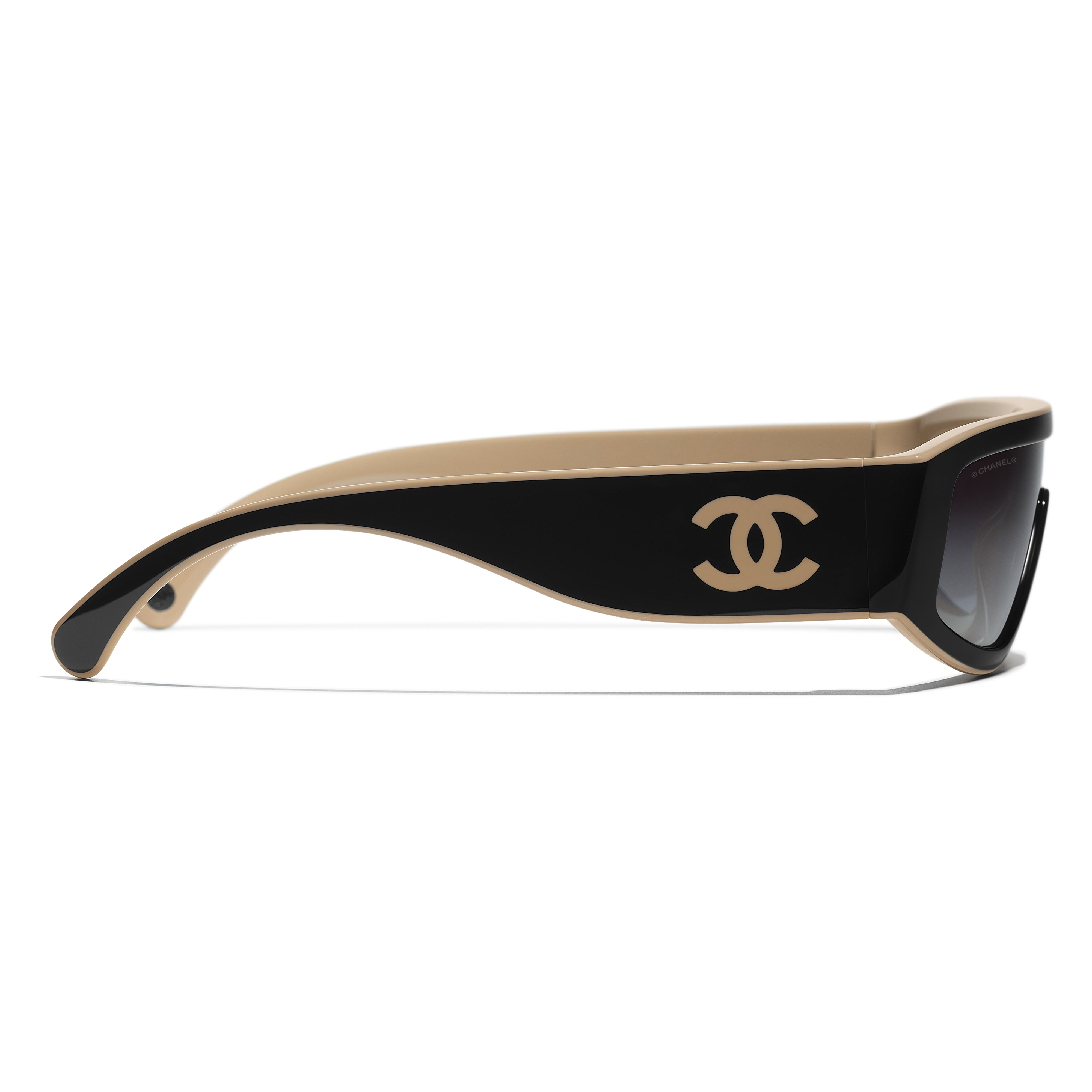 Gafas de Sol CHANEL 6057 Negro y Beige 62 140 - Vista 3