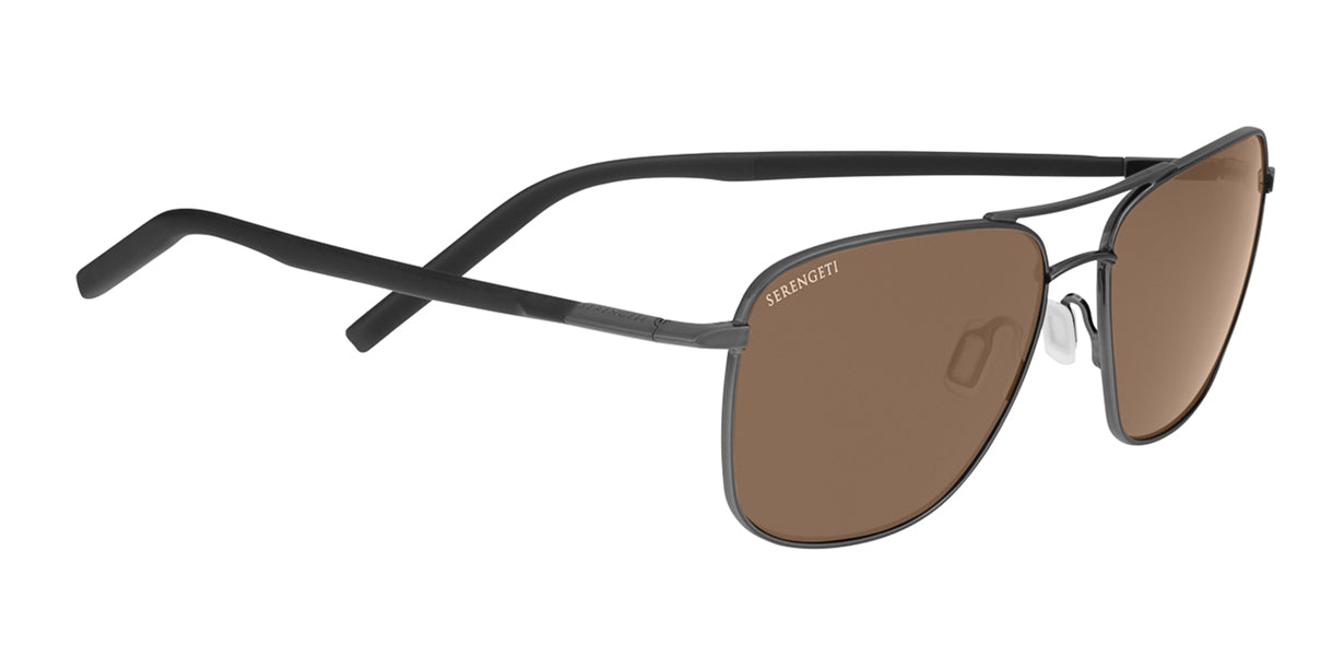Sonnenbrillen Serengeti Spello 044002 Dark Gunmetal 58 16