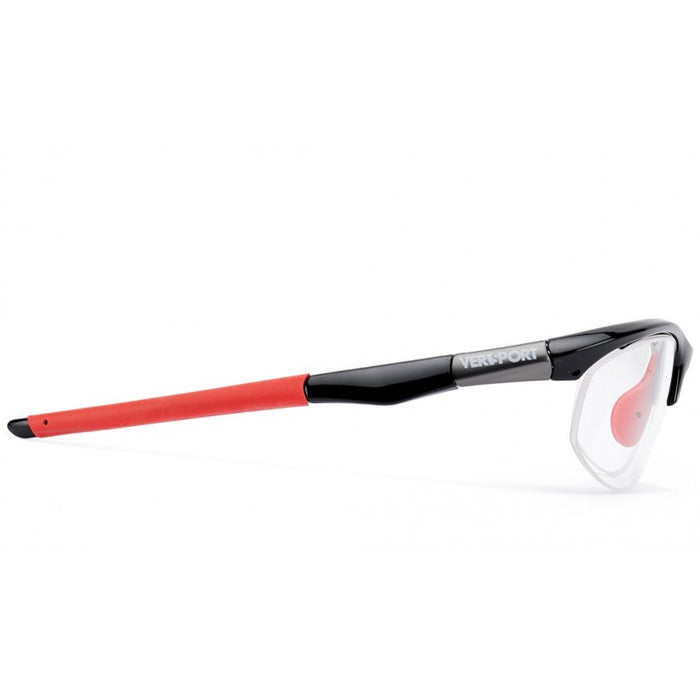Prescription Glasses Ver Sport Airline I Matte Black-Blue 60 17 — vista 5