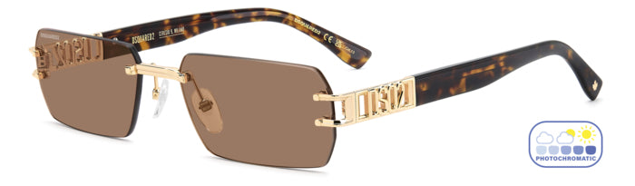 Gafas de Sol Dsquared2 D2 0189/S 000N8 57 18 — vista 2