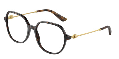 Dolce & Gabbana DG3364 502 54 17 渐进多焦点光学镜架 Havana 醋酸纤维蝴蝶形