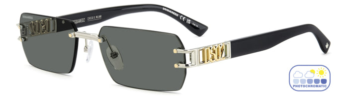 Gafas de Sol Dsquared2 D2 0189/S I20GP 57 18 — vista 2