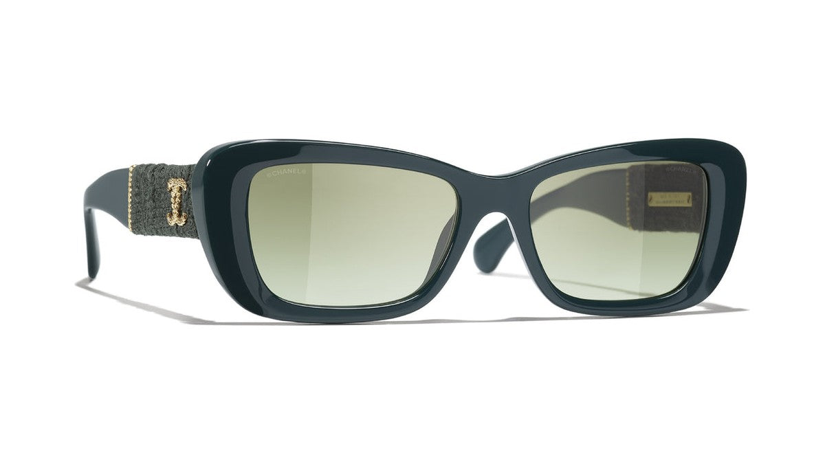 Gafas de Sol CHANEL 5514 Verde oscuro 53 17 140 - Vista 4