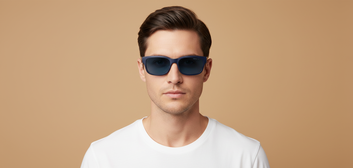 Modelo masculino llevando Gafas de Sol Arnette Defyer AN4363 275487 55 17
