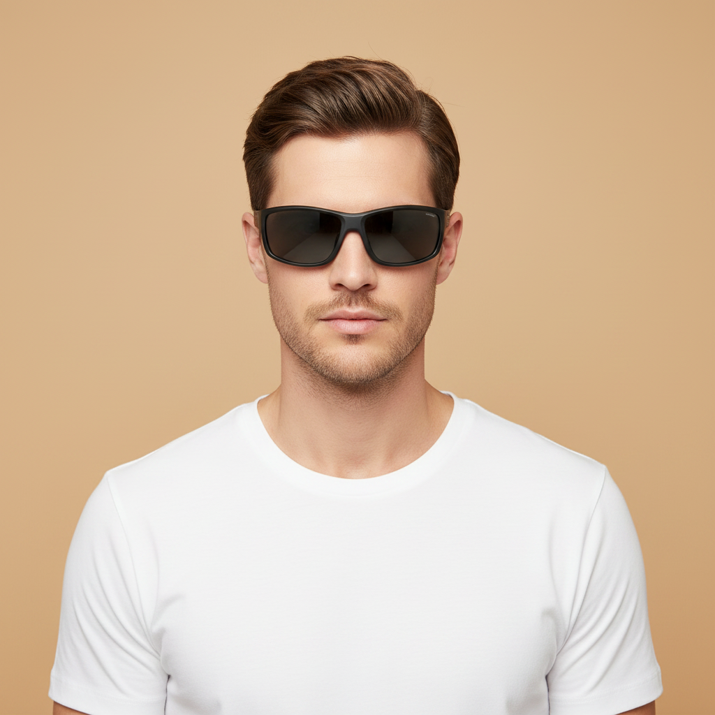 Modelo masculino llevando Gafas de Sol Carrera Ducati Carduc 02/S 003UC 68 16