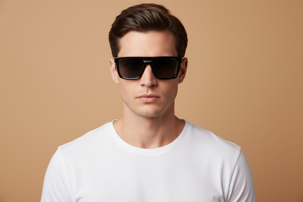 Modelo masculino llevando Gafas de Sol Carrera Victory C 03/S 807M9 58 16