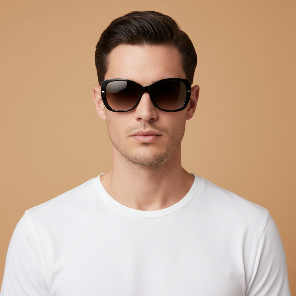 Modelo masculino llevando Gafas de Sol Carrera CA045 R6SXT 56 17