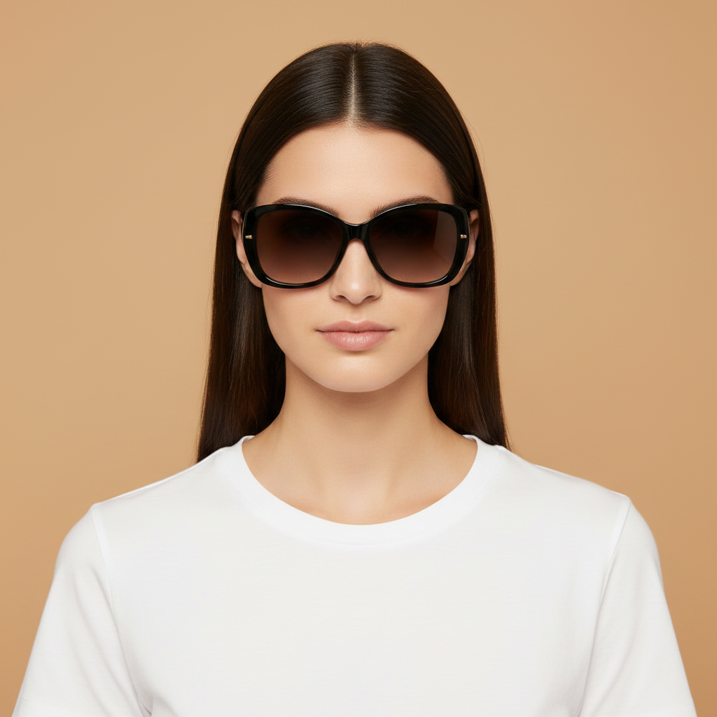 Modelo femenino llevando Gafas de Sol Carrera CA045 R6SXT 56 17