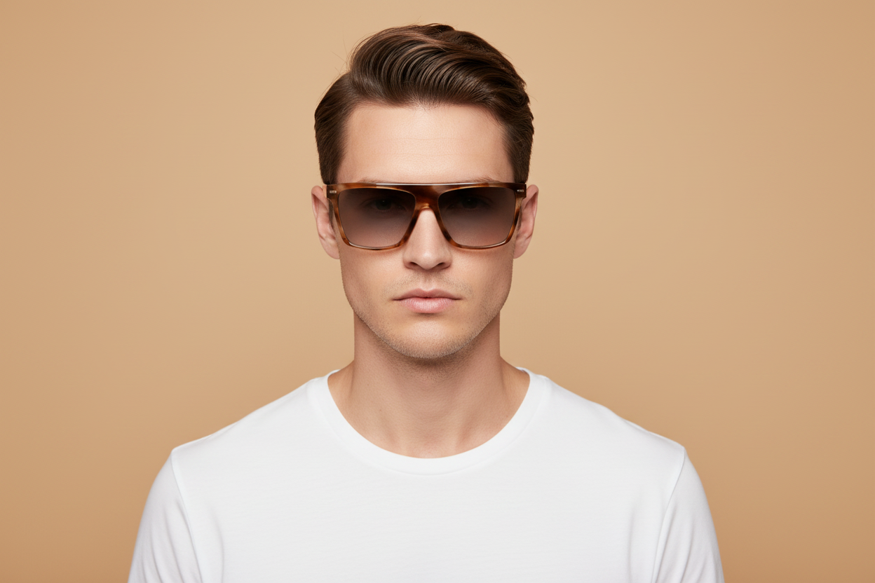 Modelo masculino llevando Gafas de Sol Carrera CA3027S 8079O 58 13